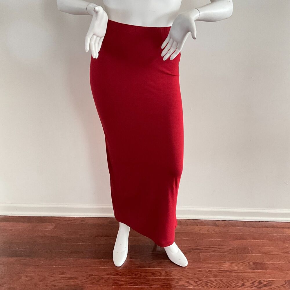 Hindahl & Skudelny Pencil Pull-on Elastic Waist Maxi Skirt S - Picture 7 of 9